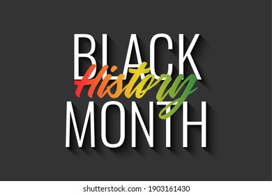 Black History Month Illustration Template Design