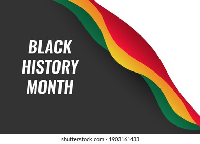 Black History Month Illustration Template Design