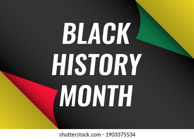 Black History Month Illustration Template Design