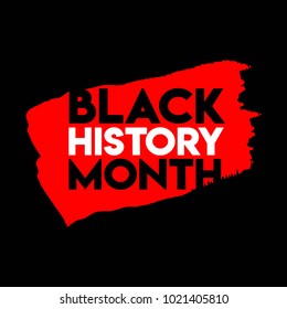 Black History Month Logo Vector Template Design