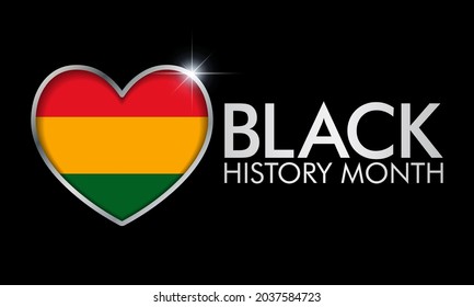 Black history month is observed every year in October, it is a way of remembering important people and events in the history of the African diaspora. Vector illustration