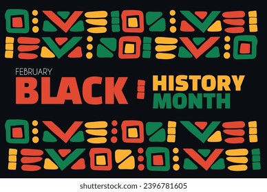 Black History Month. Organic elements. Patterns.