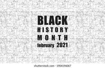 Black History Month - Poster, card, banner, background