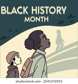 Black history month poster design