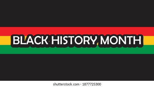 Black History Month Poster Simple Design