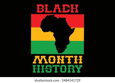 Black History Month Quotes T-shirt Design Vector Illustration Clipart Eps