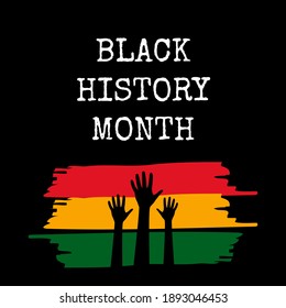 Black History Month To Remember Important People And Events Of The African Diaspora Banner Template.