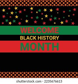 Black history month social media post
