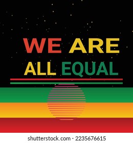 Black history month social media post