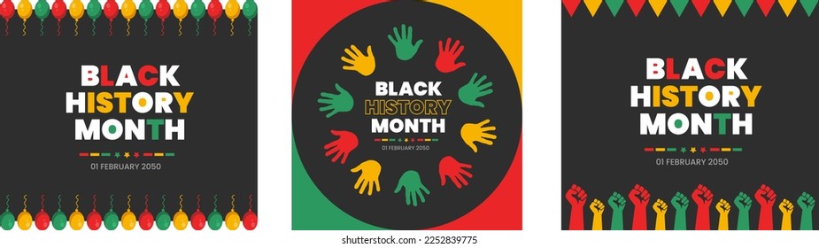 black history month social media post square banner design. black history month typography text design background. 
Juneteenth Independence Day Background. Freedom or Emancipation Day. text design.