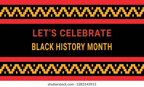 Black history month social media post vector design
