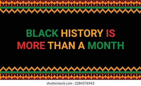 Black history month social media post
