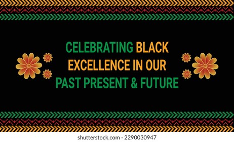 Black history month social media post vector design	
