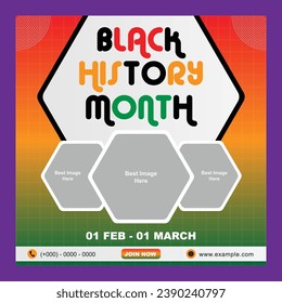 Black History Month Social Media Post