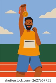 Black History Month Success Illustration