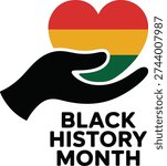 Black History Month Support Hand