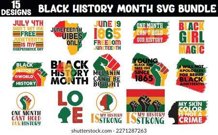 black history month svg bundle