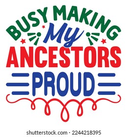Black History Month SVG Design Vector File.
