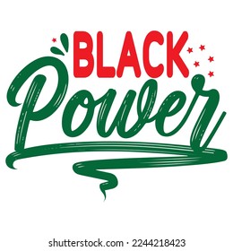 Black History Month SVG Design Vector File.