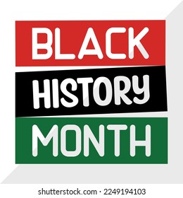 Black History Month SVG Printable Vector Illustration svg