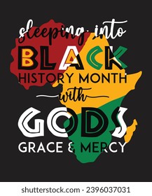 Black history month t shirt design and print tamplate. Easy to editable and high quality file.