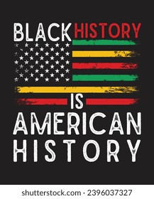 Black history month t shirt design and print tamplate. Easy to editable and high quality file.