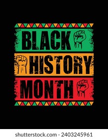 Black History Month T Shirt Design