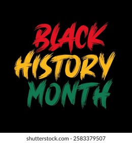 Black history month text background. African American History or Black History Month. Celebrated annually in February in the USA and Canada. black history month vector.