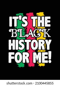 black history month t-shirt design