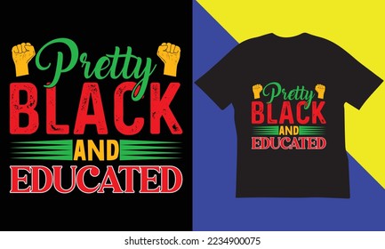 Black History Month t-Shirt Design.