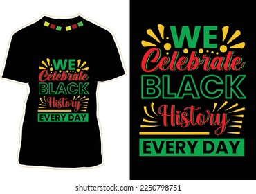 Black History Month T-shirt Design