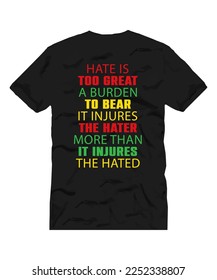 Black History Month T-Shirt Design, print-ready file vector 