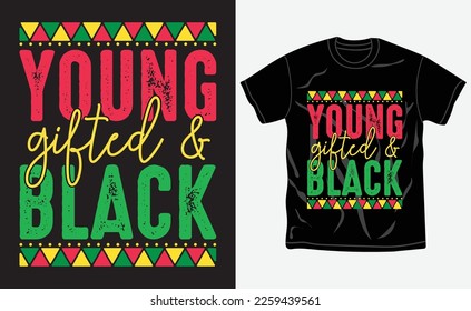 Black History Monat T-Shirt-Design, Zitate, Junetch T-Shirt, Typografie T-Shirt, Vektorgrafik, Vollbearbeitbare und druckbare Vektorvorlage.