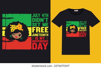 Black history month t-shirt design, quotes, Juneteenth t-shirt, typography tshirt vector