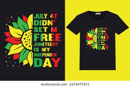 Black history month t-shirt design, quotes, Juneteenth t-shirt, typography tshirt vector