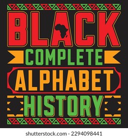 Black history month t-shirt design template, print-ready file vector file and black history quotes
