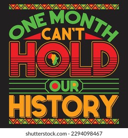Black history month t-shirt design template, print-ready file vector file and black history quotes
