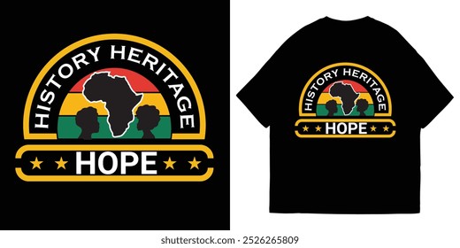 Black History Month T-Shirt Design And Illustration