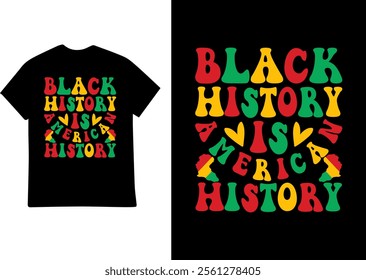 Black History Month T-shirt Design Template