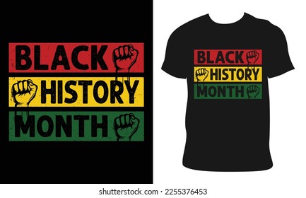 Black History Month t-shirt design.hand vector with africa vector typography t-shirt design, Vector print, typography, poster, emblem, festival And sticker design.
