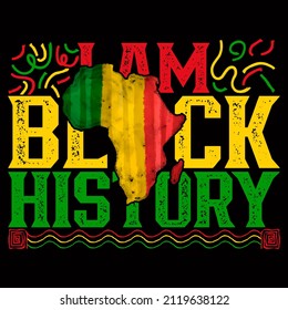 Black History Month T-shirt vector collections for t-shirt design, mug design, pillow design