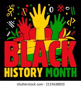 Black History Month T-shirt vector collections for t-shirt design, mug design, pillow design