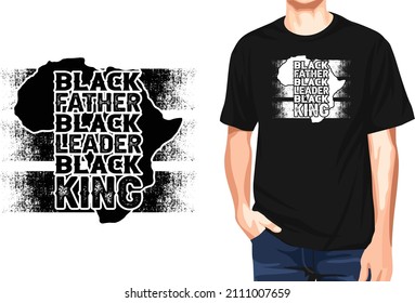 Black History Month Typography T-Shirt Design.