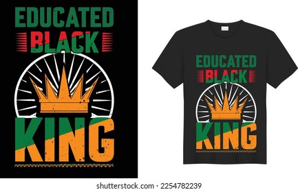 Black History Month typography T-shirt Design vector. Illustration - Juneteenth African American Independence Day, June 19. Celebrate Black. Ready for print t-shirt, banner, greeting card design.