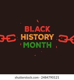 Black history month. Black History Month vector