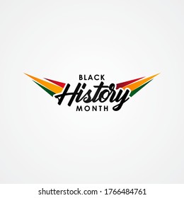 Black History Month Vector Design Illustration