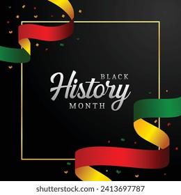 Black History Month Vector Design