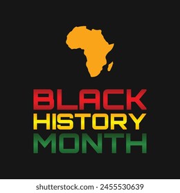 black history month vector design, African American History, Black history month celebrate. vector illustration