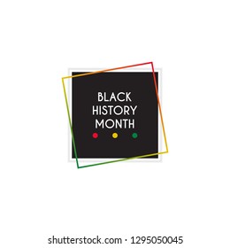 Black history month. Vector illustration