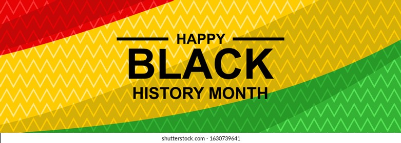 Black History Month Vector Illustration. Suitable for greeting card, poster and banner. 